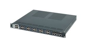 Ethernet-switch, RJ45-portar 28, Fiberportar 4SFP, 1Gbps, Hanterat